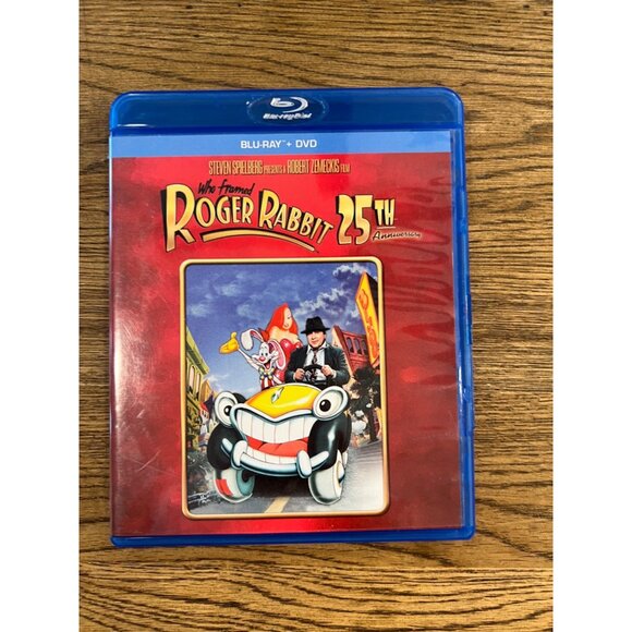 Who Framed Roger Rabbit 25th Anniversary Movie Blu-Ray DVD Combo Pack - Picture 1 of 4